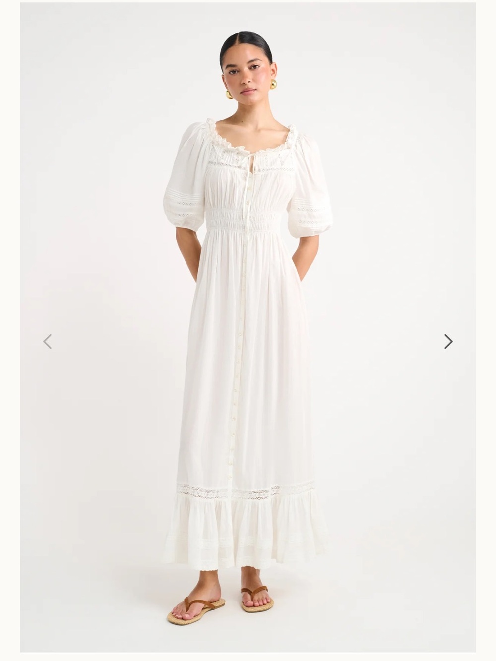 Sea cotton dress